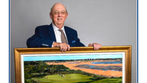 Lahinch-based artist presents special Doonbeg painting to Donald Trump during visit