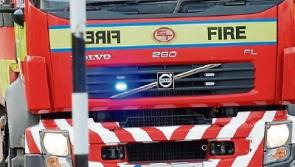 WATCH: Fire crews tackle Christmas morning blaze near Limerick border