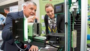 British government officials special trade exhibition at Limerick Institute of Technology