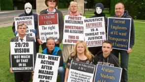 Protest over suspended UL staff 'will go to Dail next'