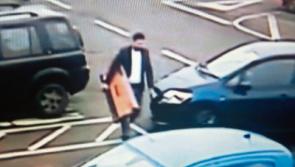 WATCH: Gardai seek to locate thief who stole TV from Limerick supermarket