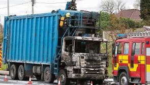 Truck catches fire in County Limerick incident