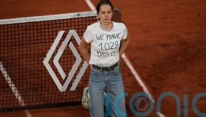 Protester delays French Open semi-final