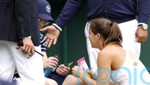 Jodie Burrage comes to the aid of unwell ball boy at Wimbledon