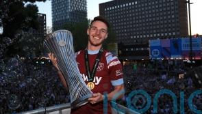 Arsenal make improved &pound;105m bid for West Ham captain Declan Rice