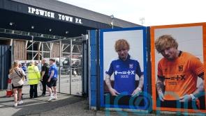 Ed Sheeran ready to celebrate promotion with Ipswich&rsquo;s players