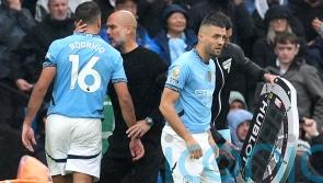 Man City confirm Rodri suffered right knee ligament injury in Arsenal clash