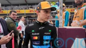 Championship leader Oscar Piastri crashes on first lap of Azerbaijan Grand Prix