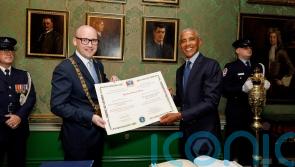 Barack Obama accepts Freedom of the City of Dublin &lsquo;with deep humility&rsquo;
