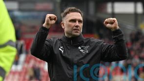 John Eustace sees &lsquo;light at the end of the tunnel&rsquo; after point for Derby