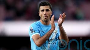 Rodri needs time to get back to his best, says Man City boss Pep Guardiola