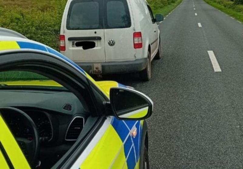 Van not taxed for 525 days seized following garda detection on rural road