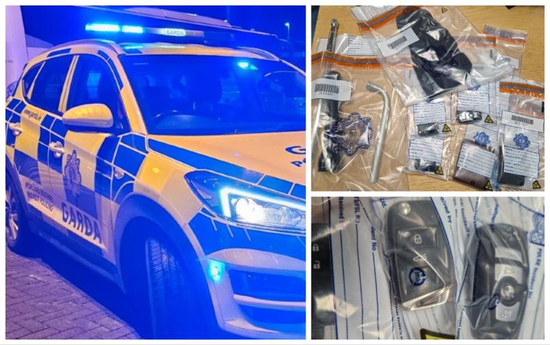 Three teens arrested after being caught in stolen car with haul of stolen goods