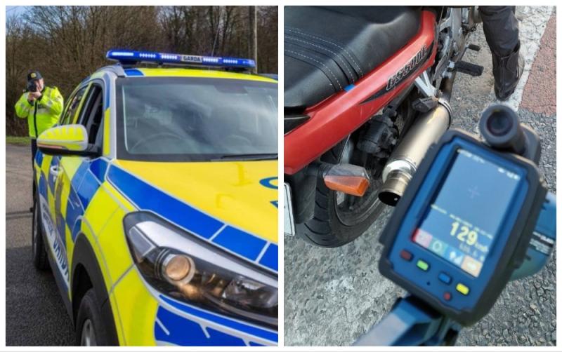 Garda&iacute; nab learner motorcyclist missing essential item for doing double the speed limit
