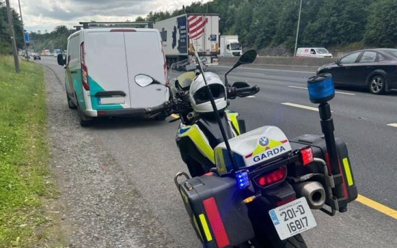 'Crazy behaviour':  Van driver caught 'swerving' in rush-hour traffic was using two phones