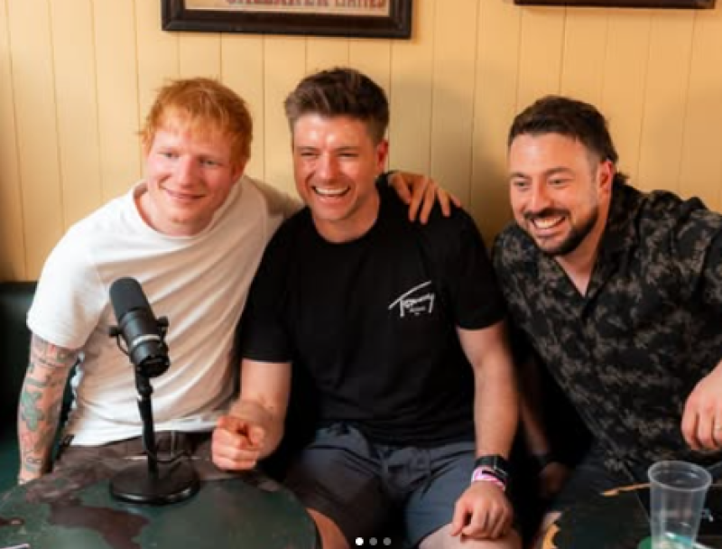 Ed Sheeran namechecks two Irish artists he can't stop listening to on 2 Johnnies podcast