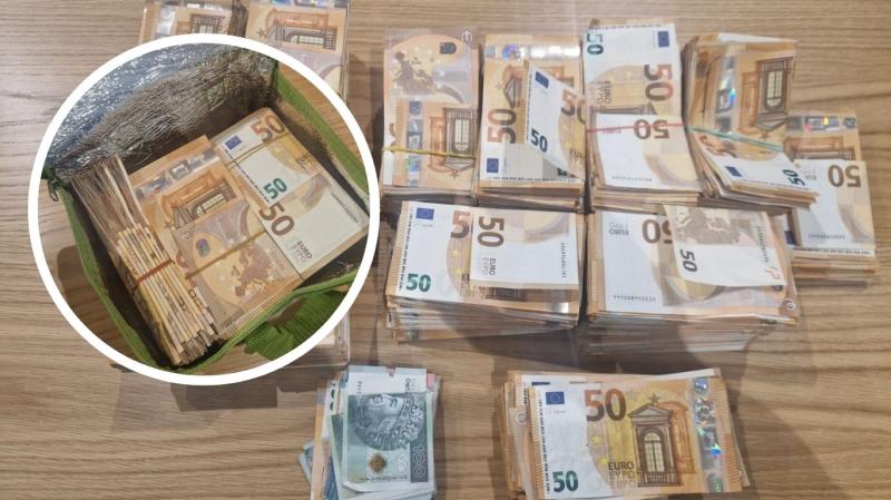 LIVE: Gardai seize large amount of cash in cooler bag as part of  money laundering probe