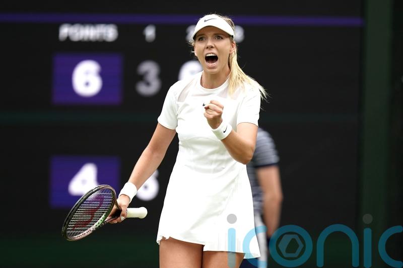 Katie Boulter almost takes roof off Centre Court with upset of Karolina Pliskova