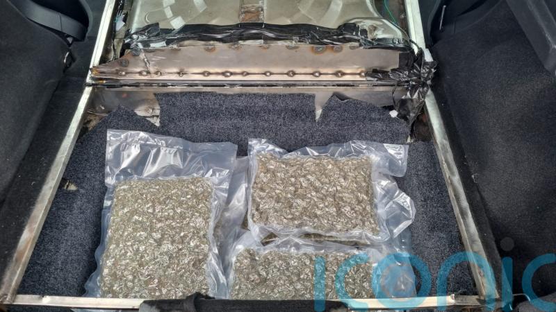 Two men arrested after 300,000 euro cannabis haul