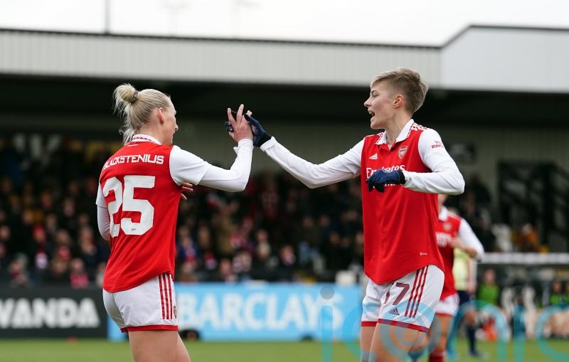 Arsenal and Manchester City march on in Women&rsquo;s FA Cup with big victories