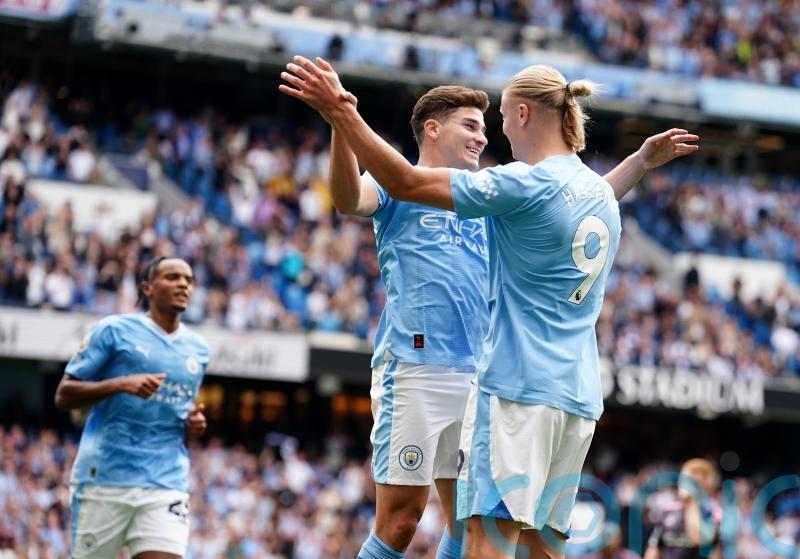 Erling Haaland on fire again for Man City and Tottenham continue fine start