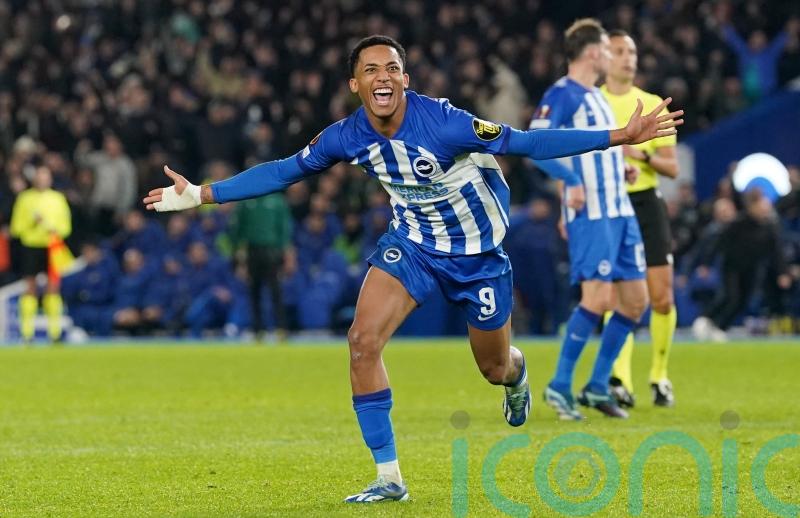 Late Joao Pedro strike sees Brighton top Europa League Group B