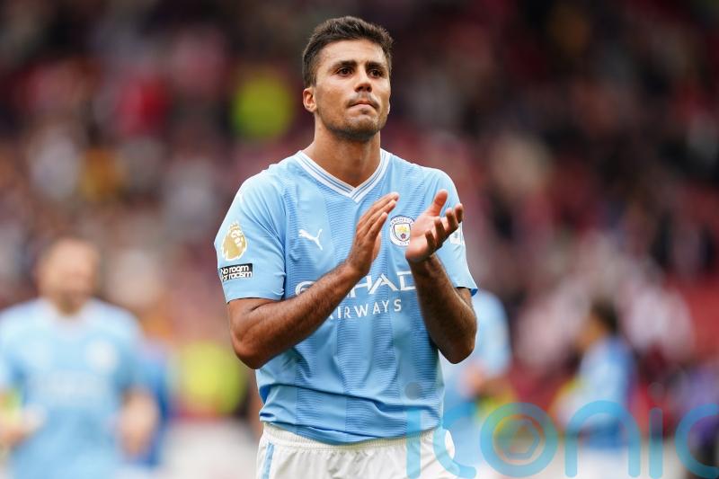 No letting up: Rodri knows a slip could be costly for Manchester City