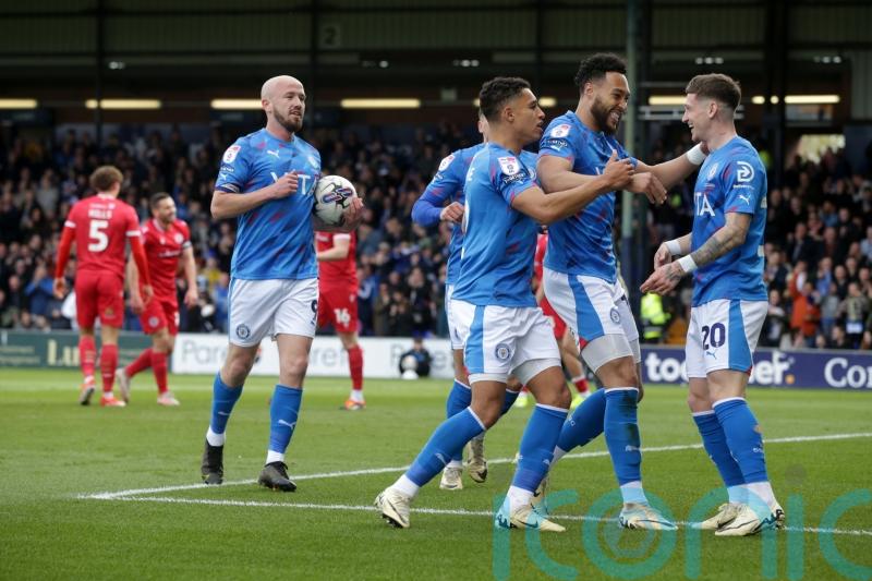 Kyle Wootton nets brace as champions Stockport claim eighth successive win