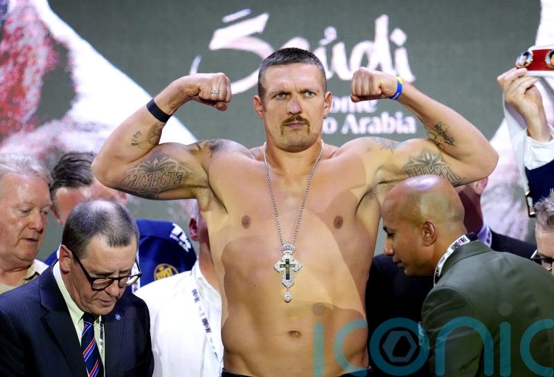 Oleksandr Usyk weight corrected ahead of Tyson Fury showdown