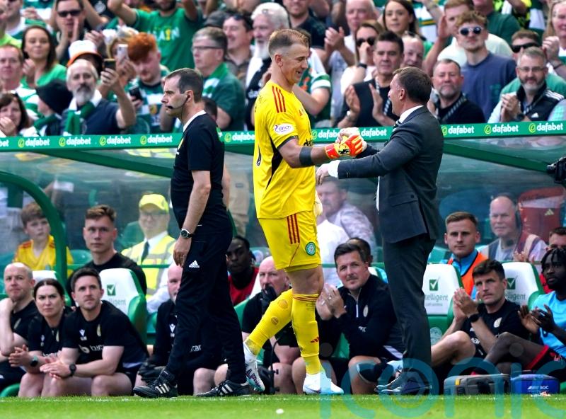 Brendan Rodgers hopes Joe Hart ends career with another trophy