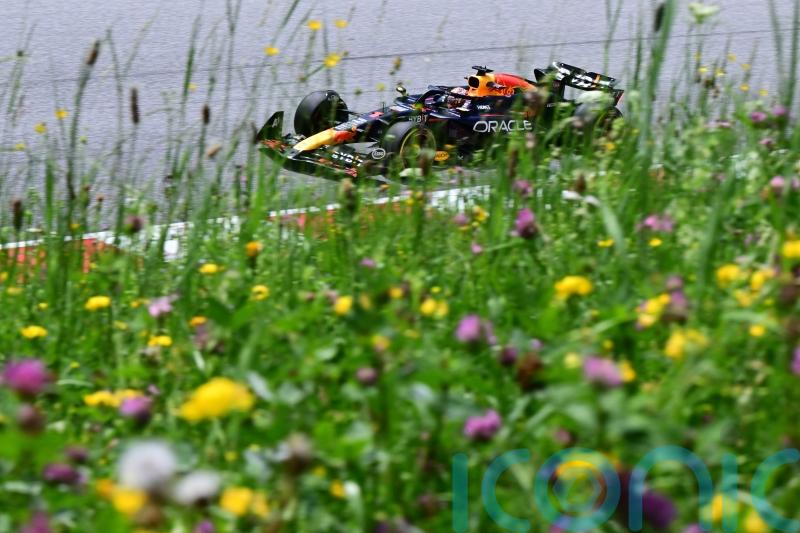 Max Verstappen tops the timesheets in Austria