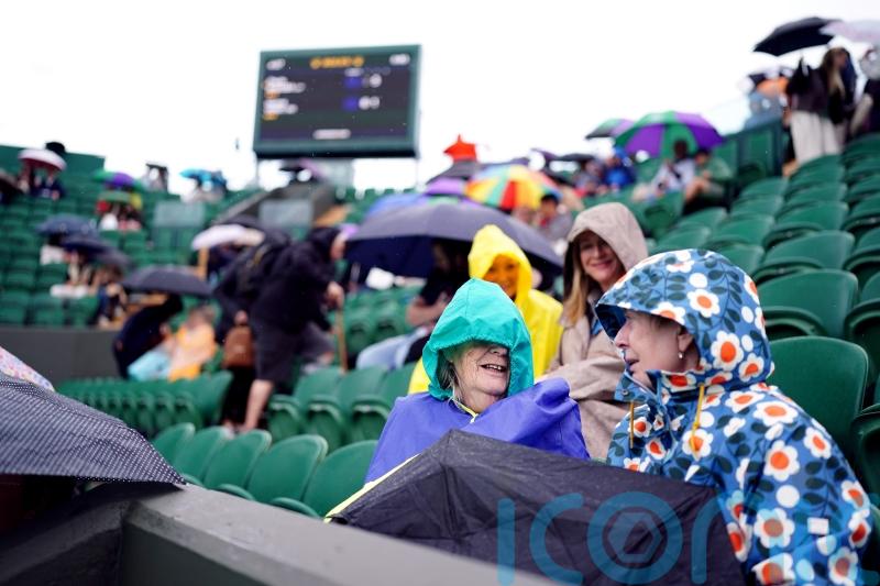 Organisers confident rain will not prevent Wimbledon finishing on time