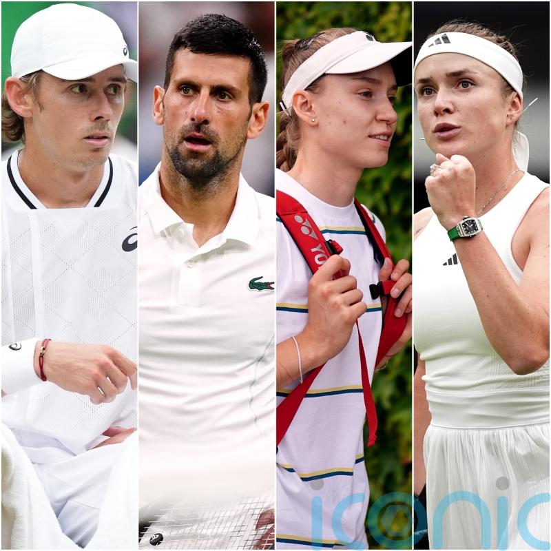 Wimbledon day 10: Semi-final spots on the line