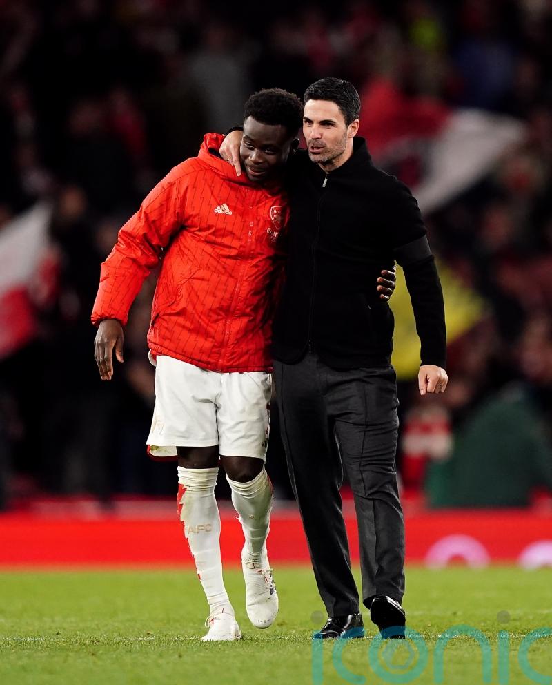 Arsenal boss Mikel Arteta ready for the challenge of coping without Bukayo Saka