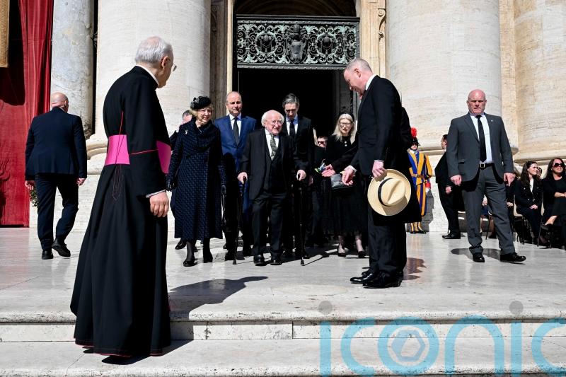 Irish President criticises Netanyahu following Pope&rsquo;s funeral