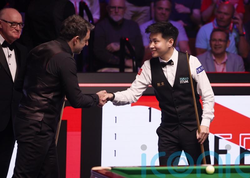 Nothing to separate Ronnie O&rsquo;Sullivan and Zhao Xintong after opening session
