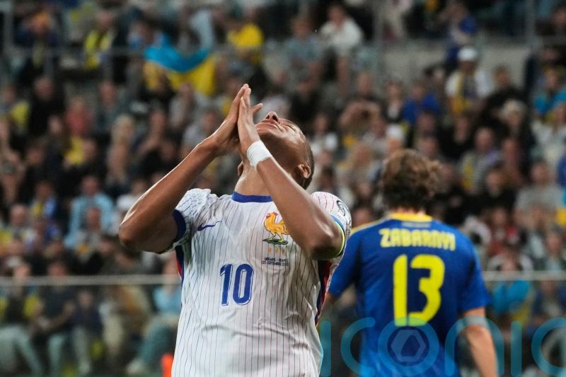 Kylian Mbappe scores stunning goal as France secure hard-fought win over Ukraine