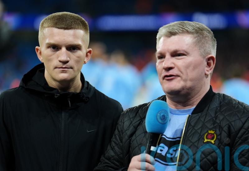 Ricky Hatton&rsquo;s son Campbell pays tribute to his father in social media post