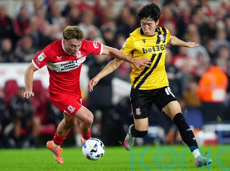 Leaders Middlesbrough survive Stoke&rsquo;s second-half onslaught to stay unbeaten