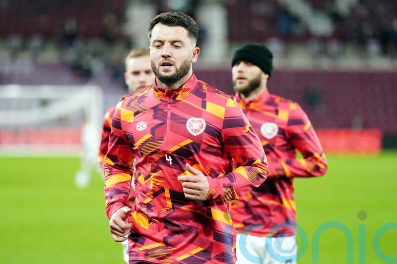 Craig Halkett&rsquo;s stoppage-time derby winner sends Hearts five clear at the top
