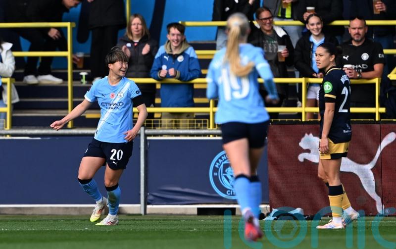 Aoba Fujino&rsquo;s first-half strike enough to earn Manchester City victory