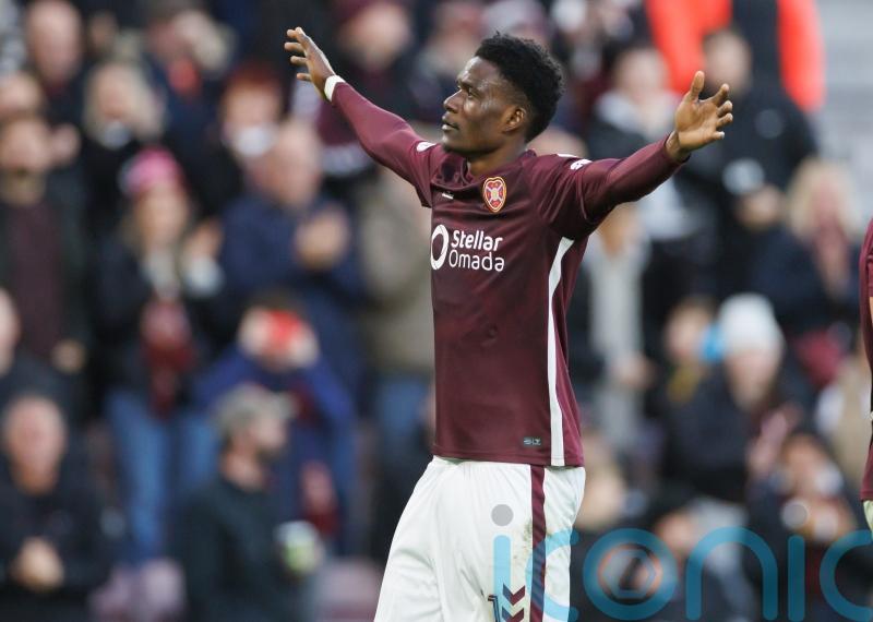 Derek McInnes hails &lsquo;real deal&rsquo; Landry Kabore after Hearts double against Dundee