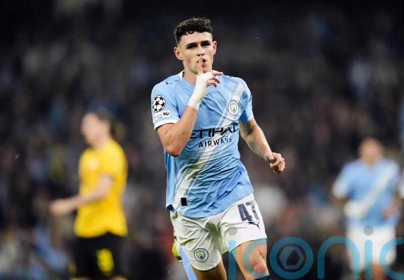 Phil Foden scores twice as Man City beat Borussia Dortmund in Champions League