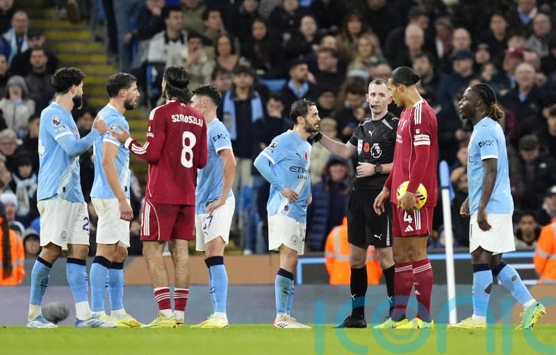 Liverpool complain to PGMOL about Virgil van Dijk&rsquo;s disallowed goal at Man City