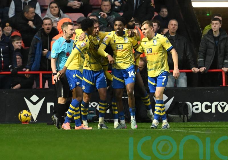 Stuttering Walsall replaced at summit after defeat to in-form Colchester