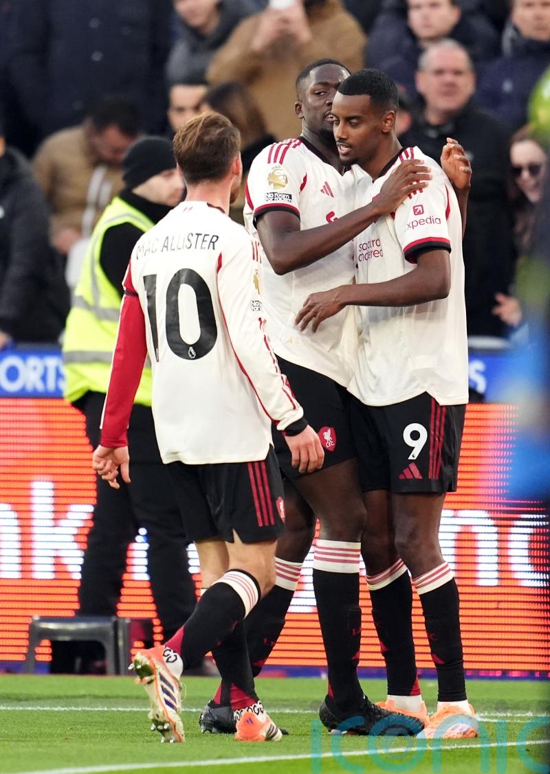 Alexander Isak opens Premier League account as Liverpool win at 10-man West Ham