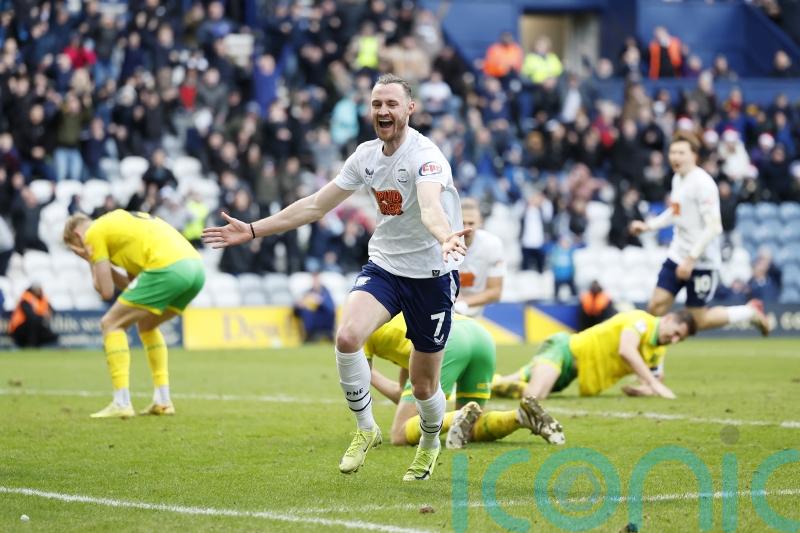 Will Keane snatches dramatic late point for Preston against Norwich