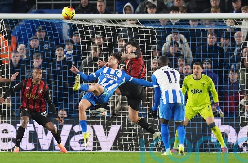 Charalampos Kostoulas bicycle kick rescues last-gasp draw for Brighton