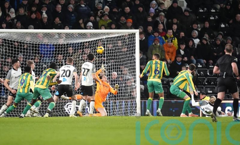 West Brom end woeful away run thanks to late Chris Mepham leveller at Derby
