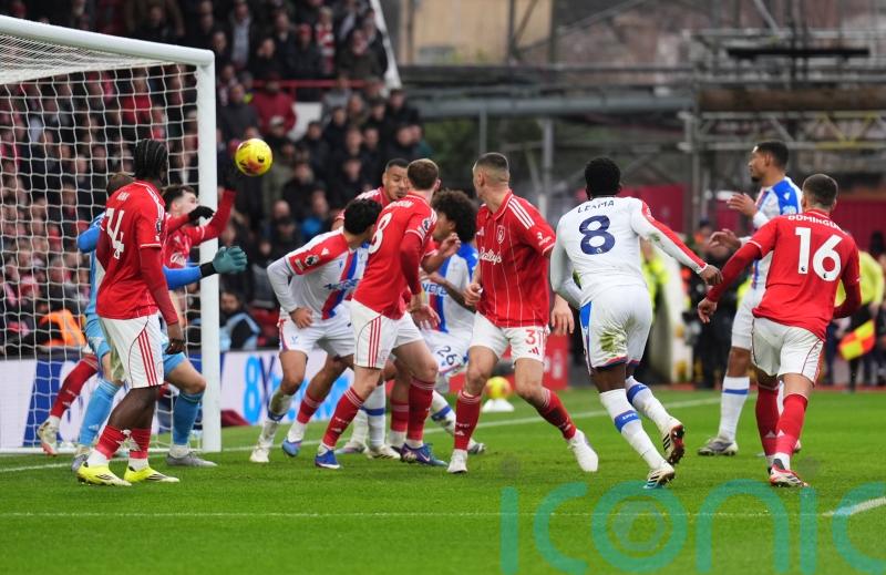 Nottingham Forest hold out after Neco Williams handball to deny Crystal Palace
